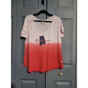Venley red, white, blue Alabama t-shirt